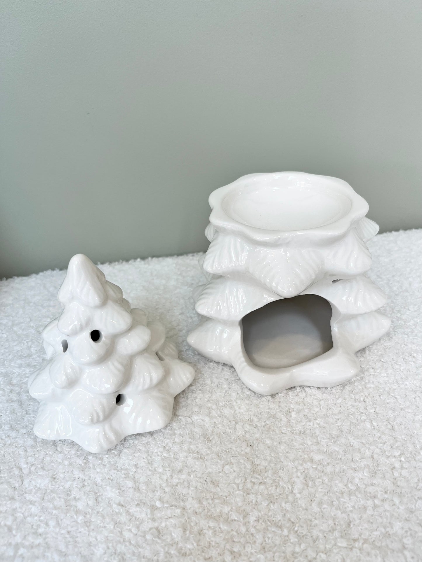 White Fir Tree Oil and Wax Warmer/Burner